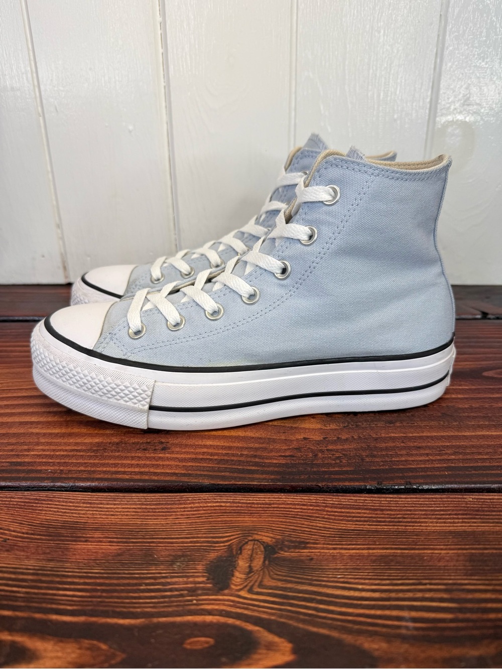 Converse Chuck Taylor All Star Platform High Top Sneakers Womn’s 8.5 Cloudy Daze